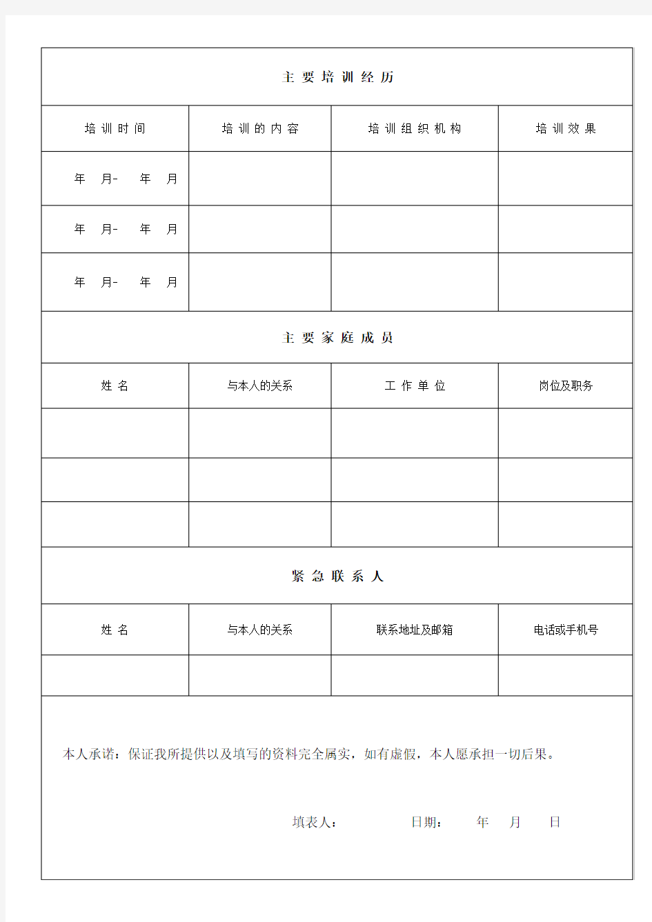 《员工入职登记表》-新员工入职信息登记表(2个范本)