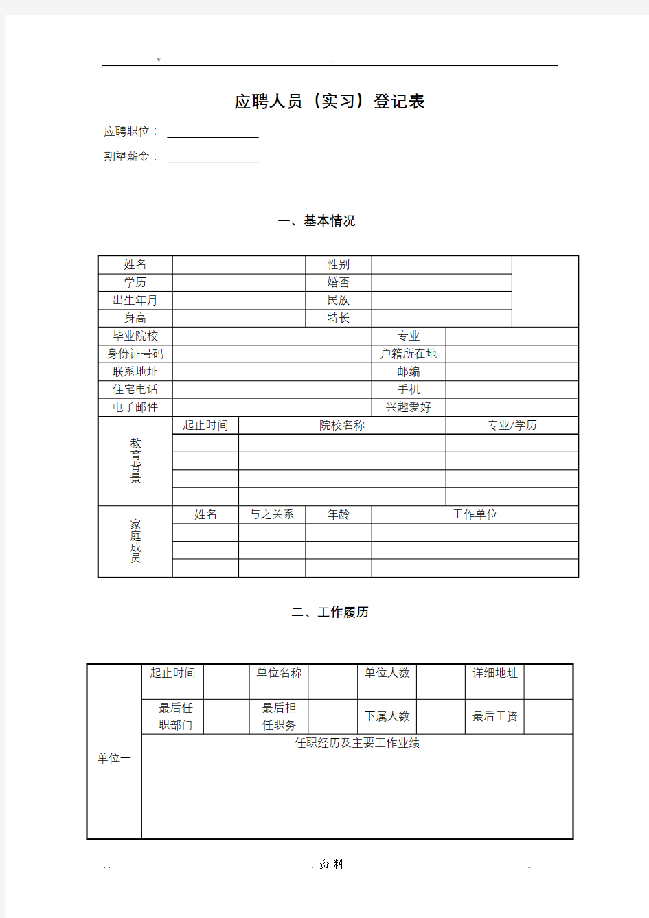 整套人事制度与表格