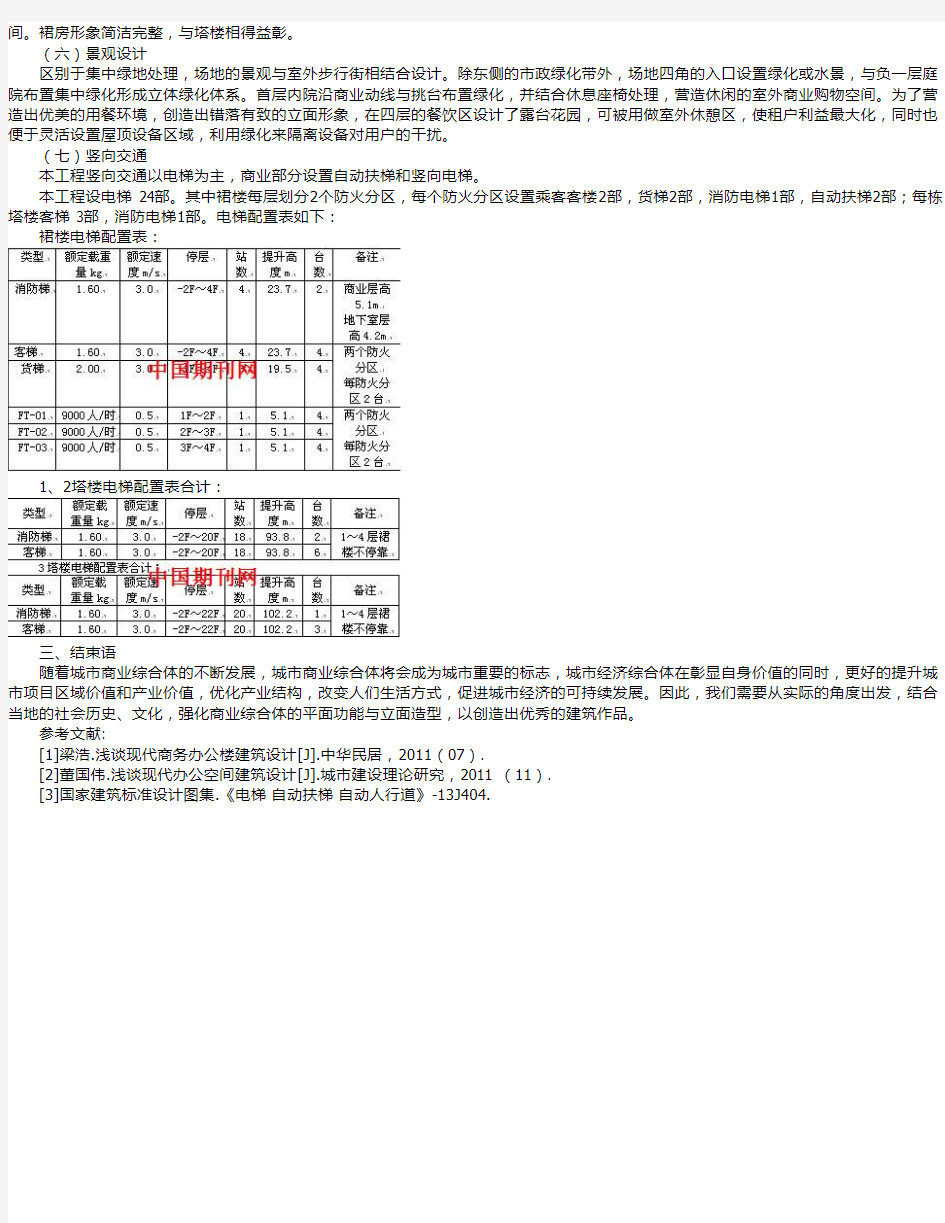 商业综合体建筑设计要点分析