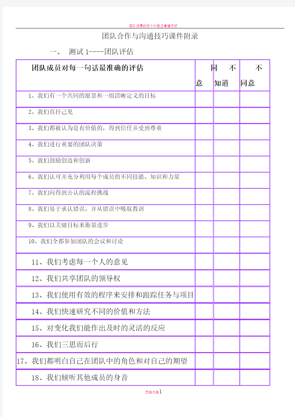 团队合作与沟通技巧