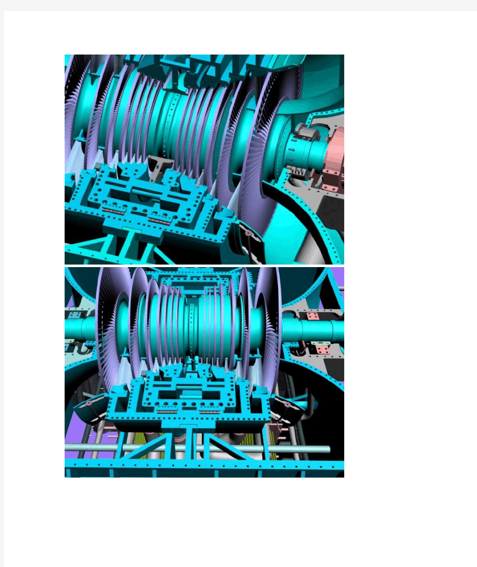汽轮机300MW低压缸内部结构图(CAD)