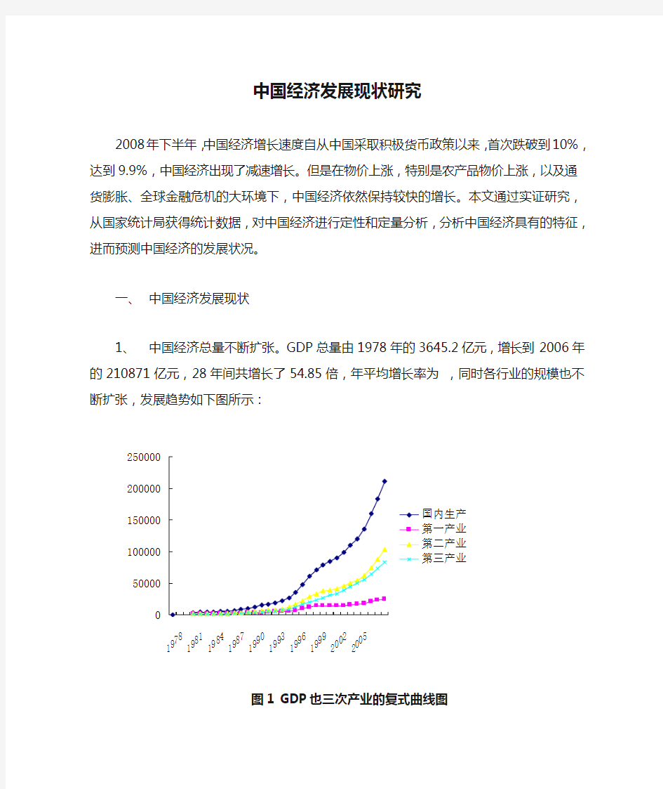 中国经济发展现状研究