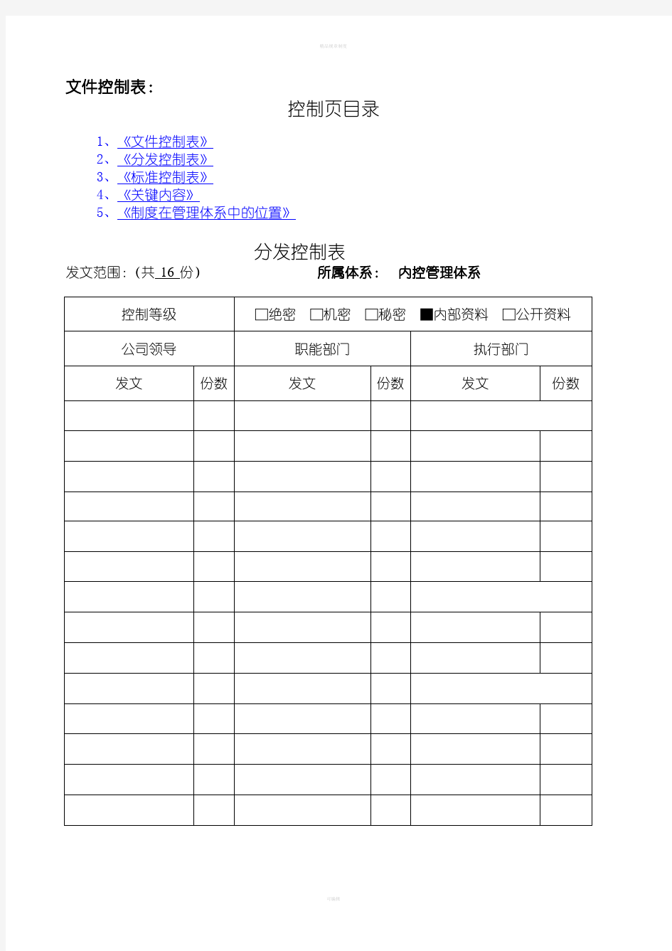 保密管理制度整理版