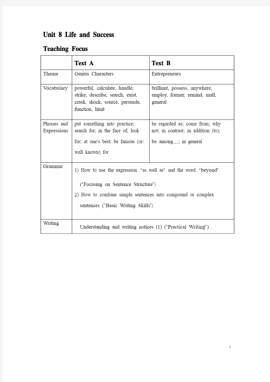 新视野英语教程读写教程2(第三版)U8_电子教案