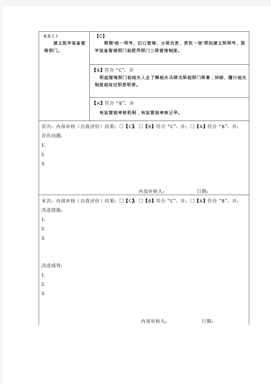 第六章  医院管理(9.医学装备管理)(15款)