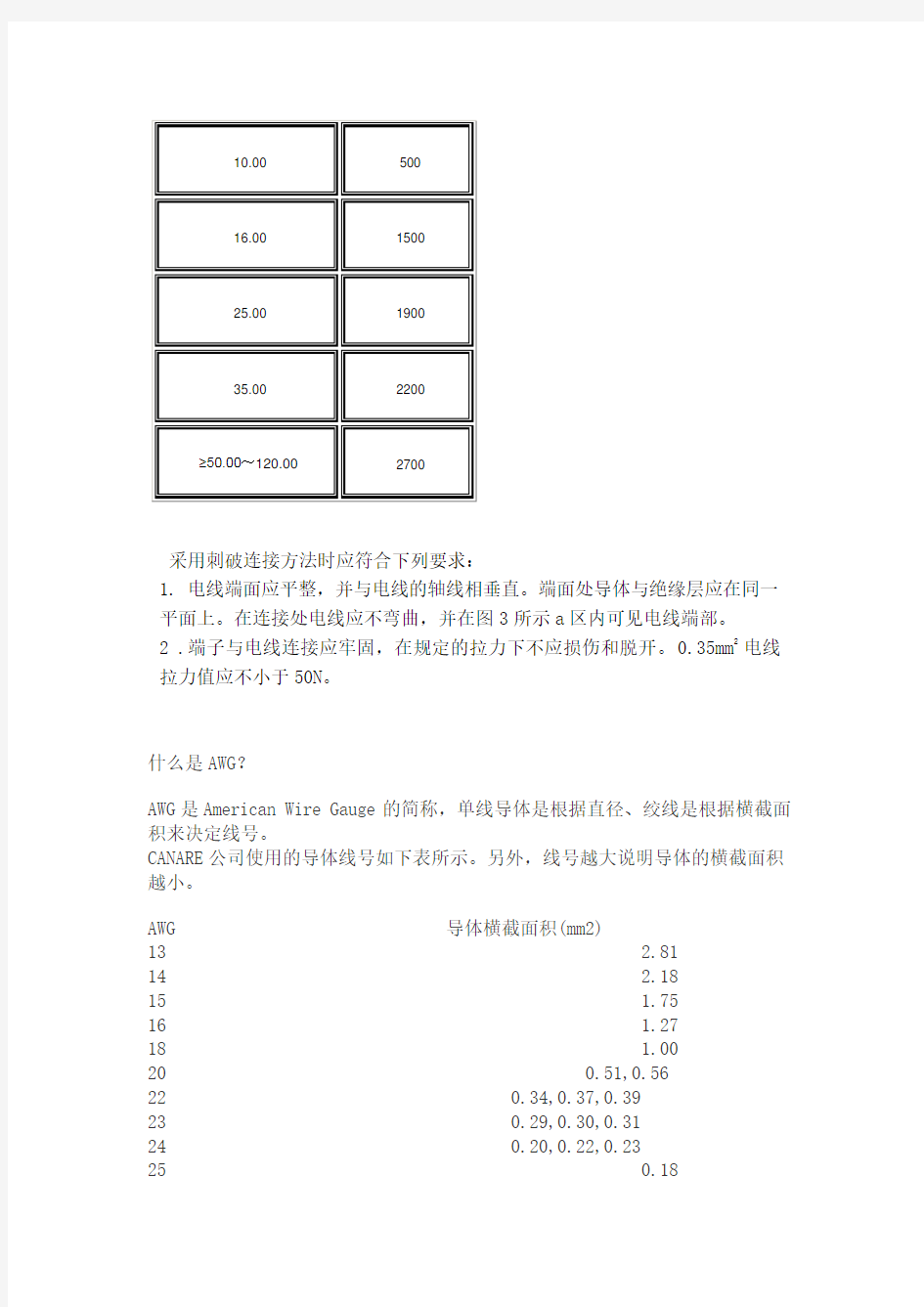 端子拉力测试标准(国标)