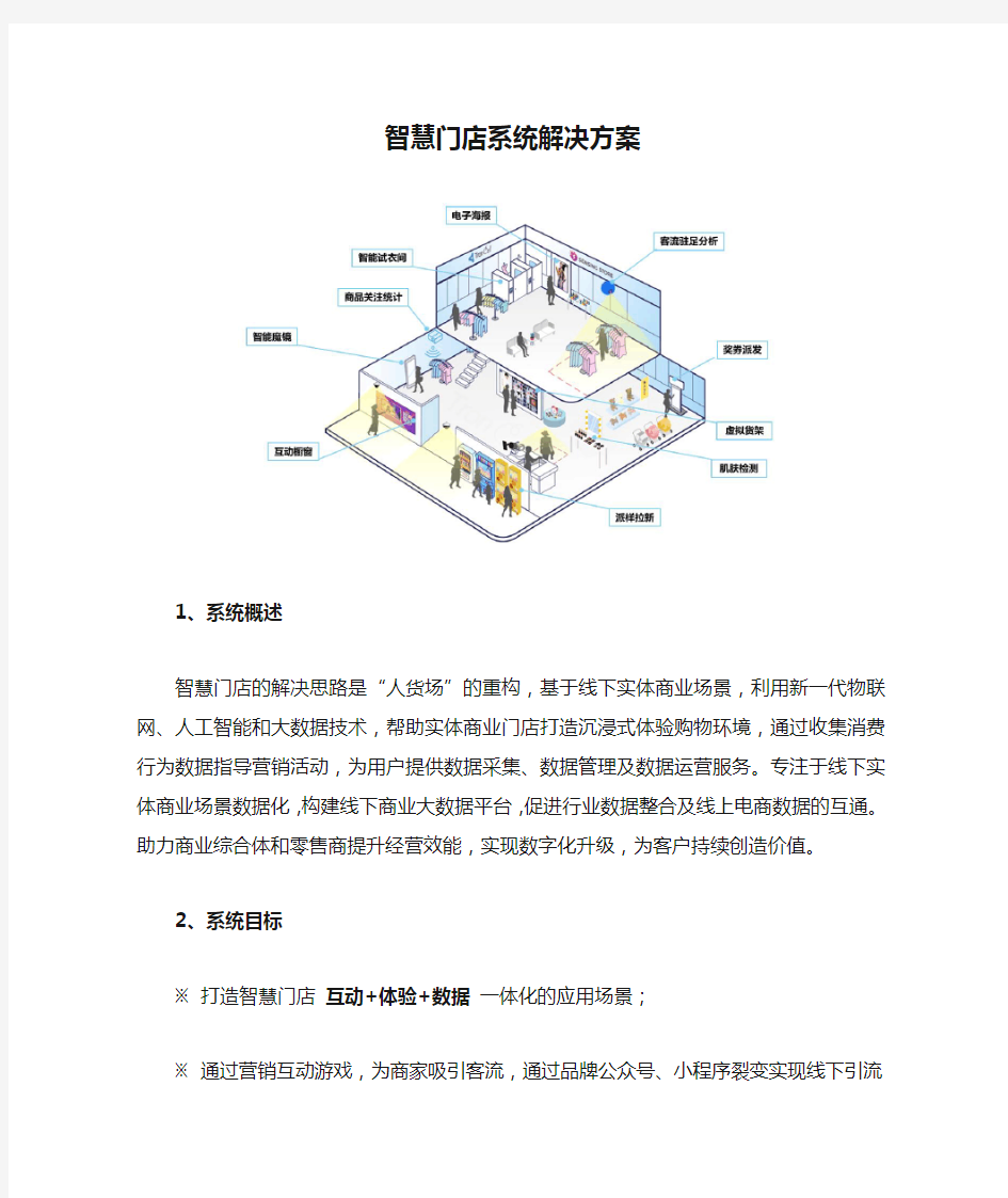 智慧门店系统解决方案