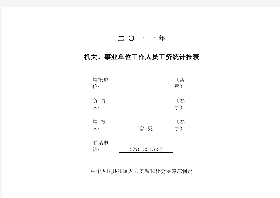 统计报表封面