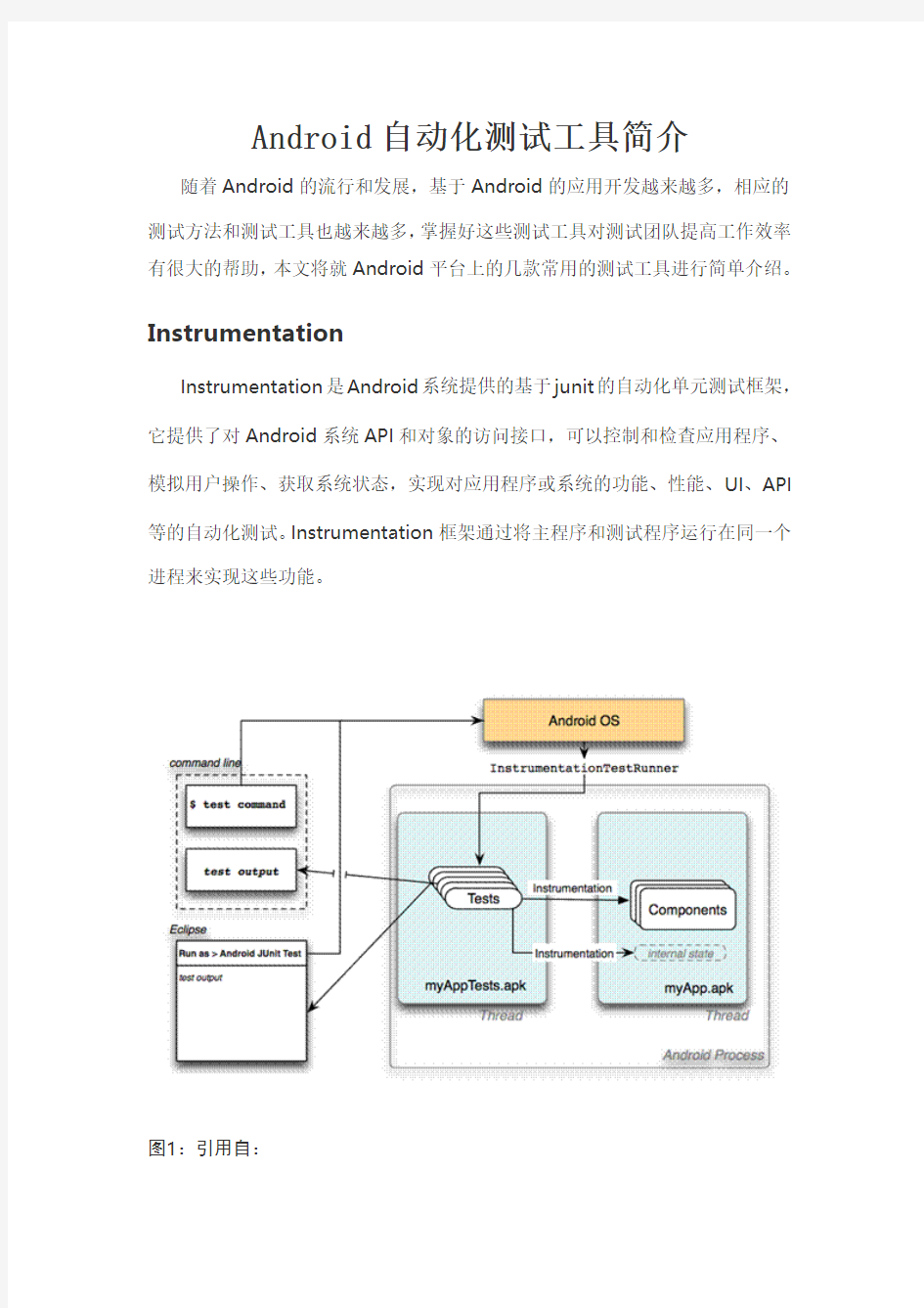 Android自动化测试工具简介