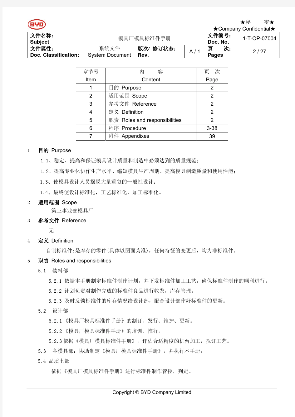 模具厂模具标准件手册