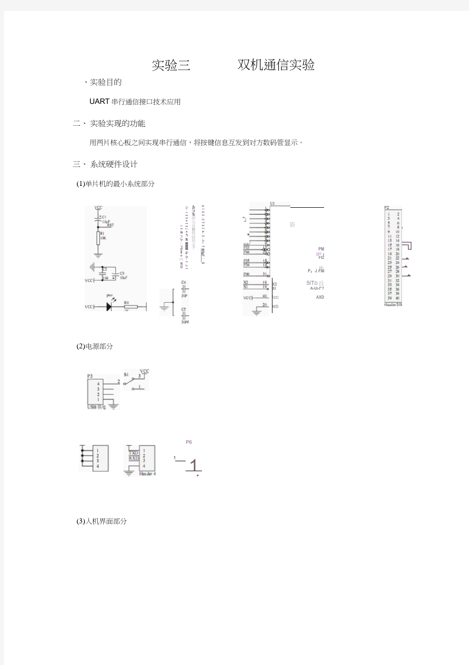 串口通信实验报告