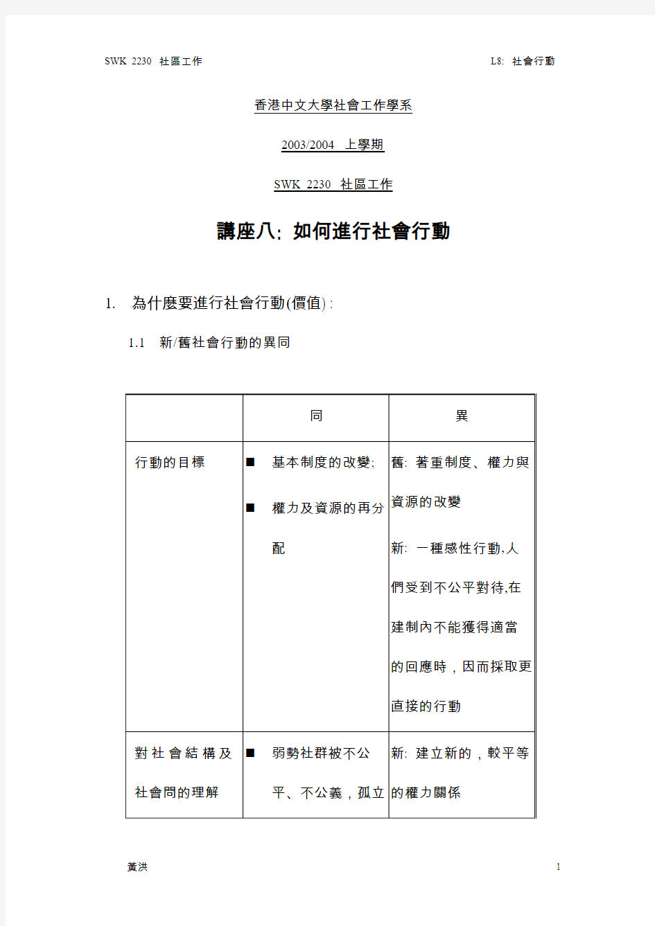 香港中文大学社会工作学系