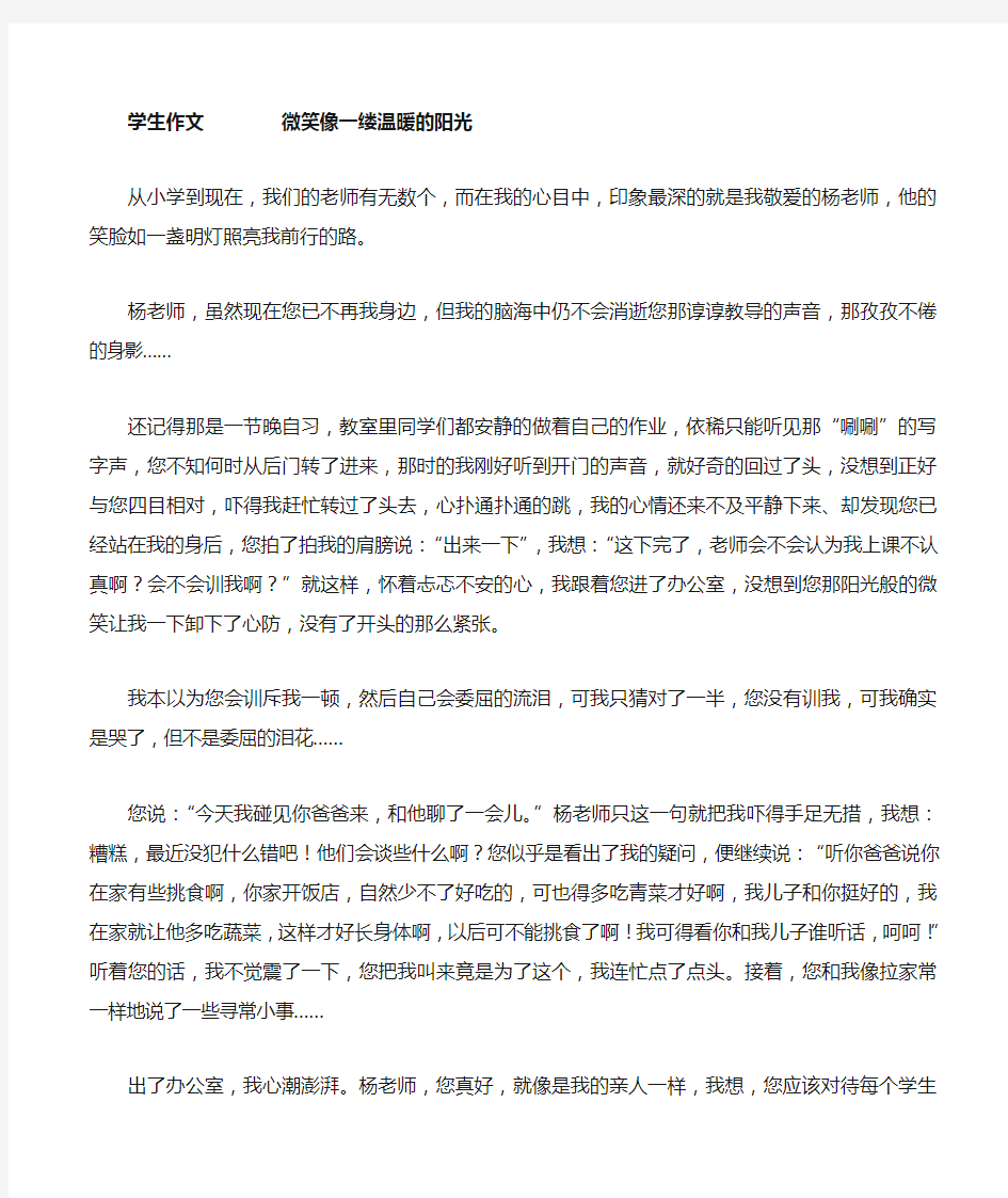 象征比喻类作文