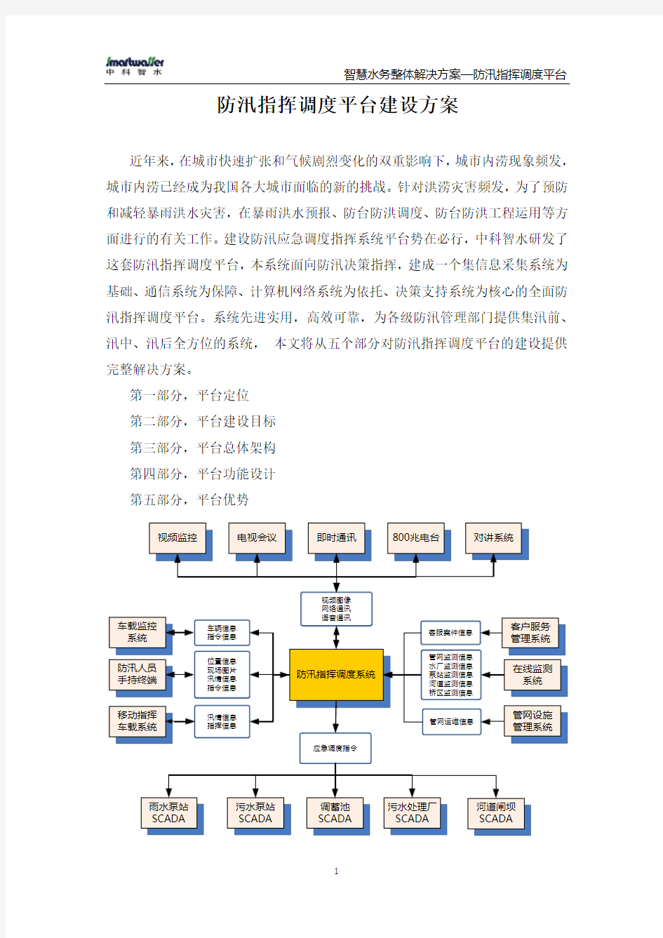 防汛指挥调度平台建设方案.docx