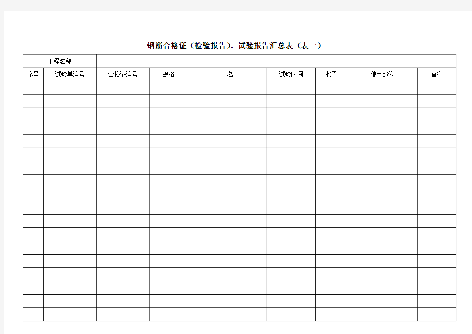 建筑材料台账汇总表(1).doc