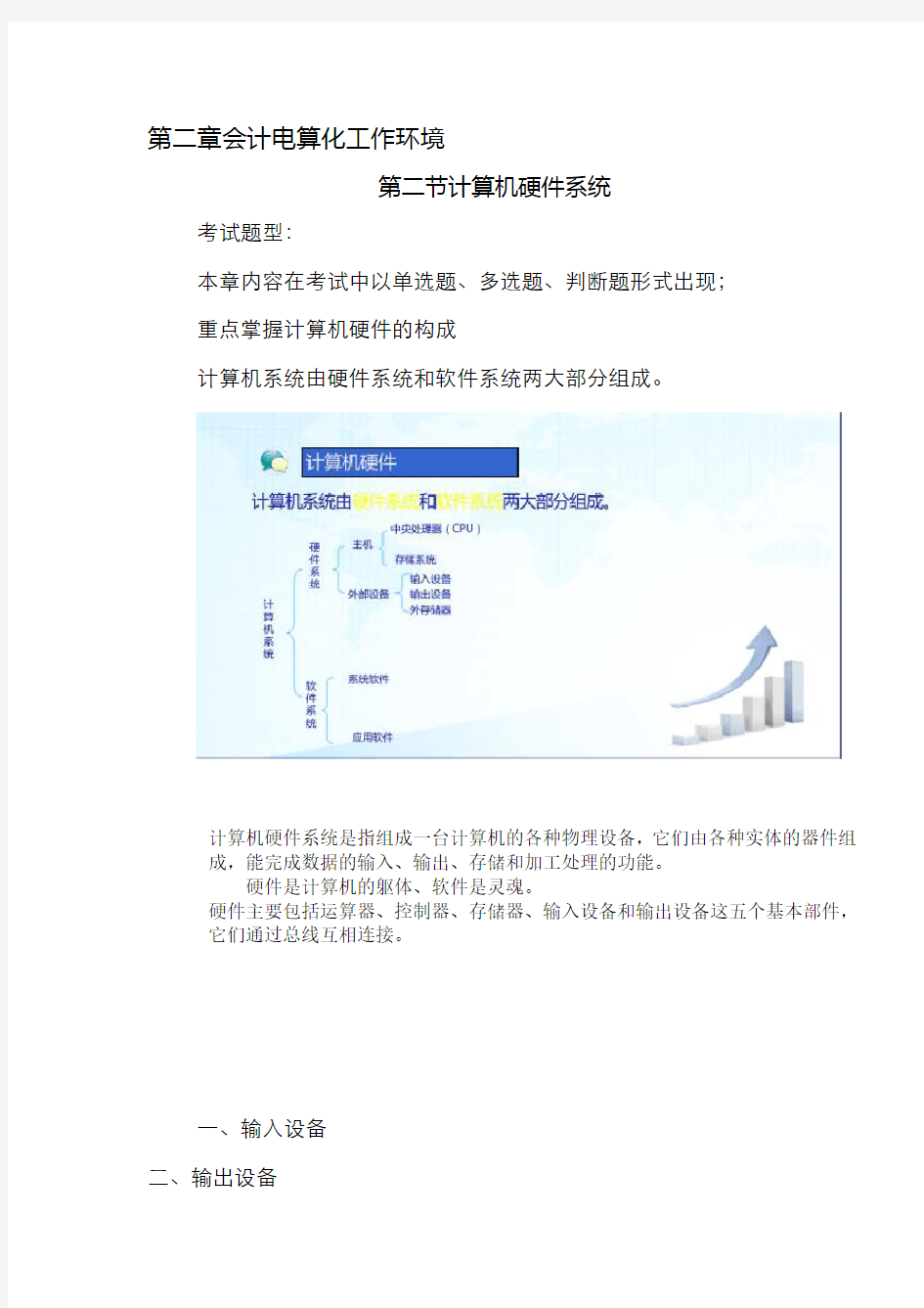 第二章-会计电算化的工作环境-第二节-计算机硬件