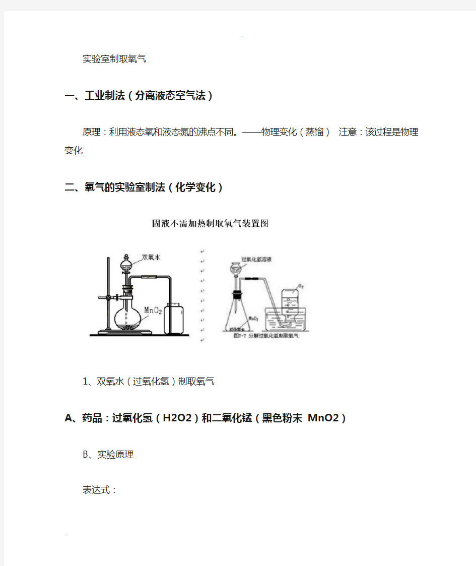 实验室制取气体总结