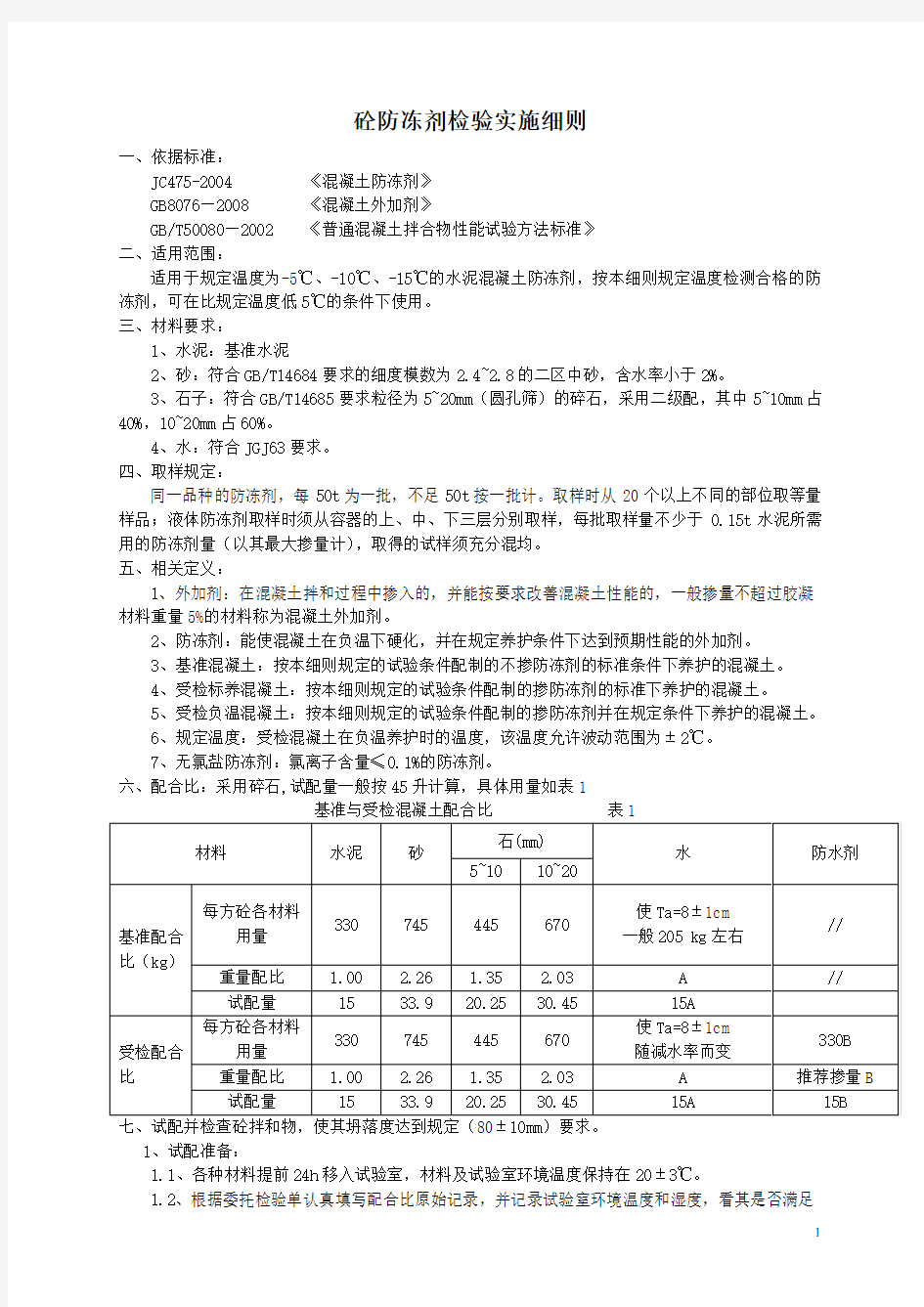 防冻剂检验实施细则