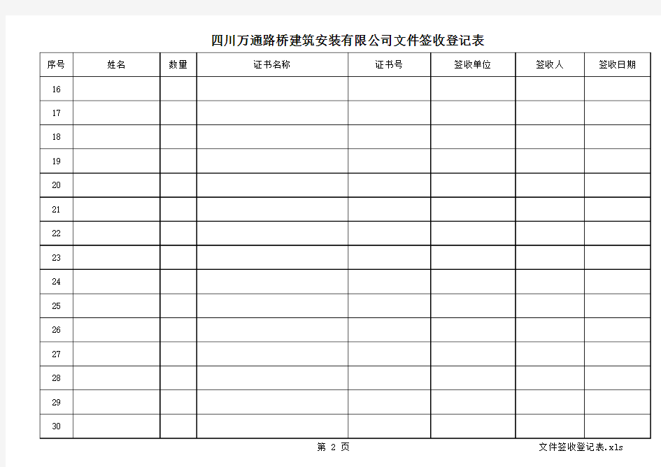 文件签收登记表(1)