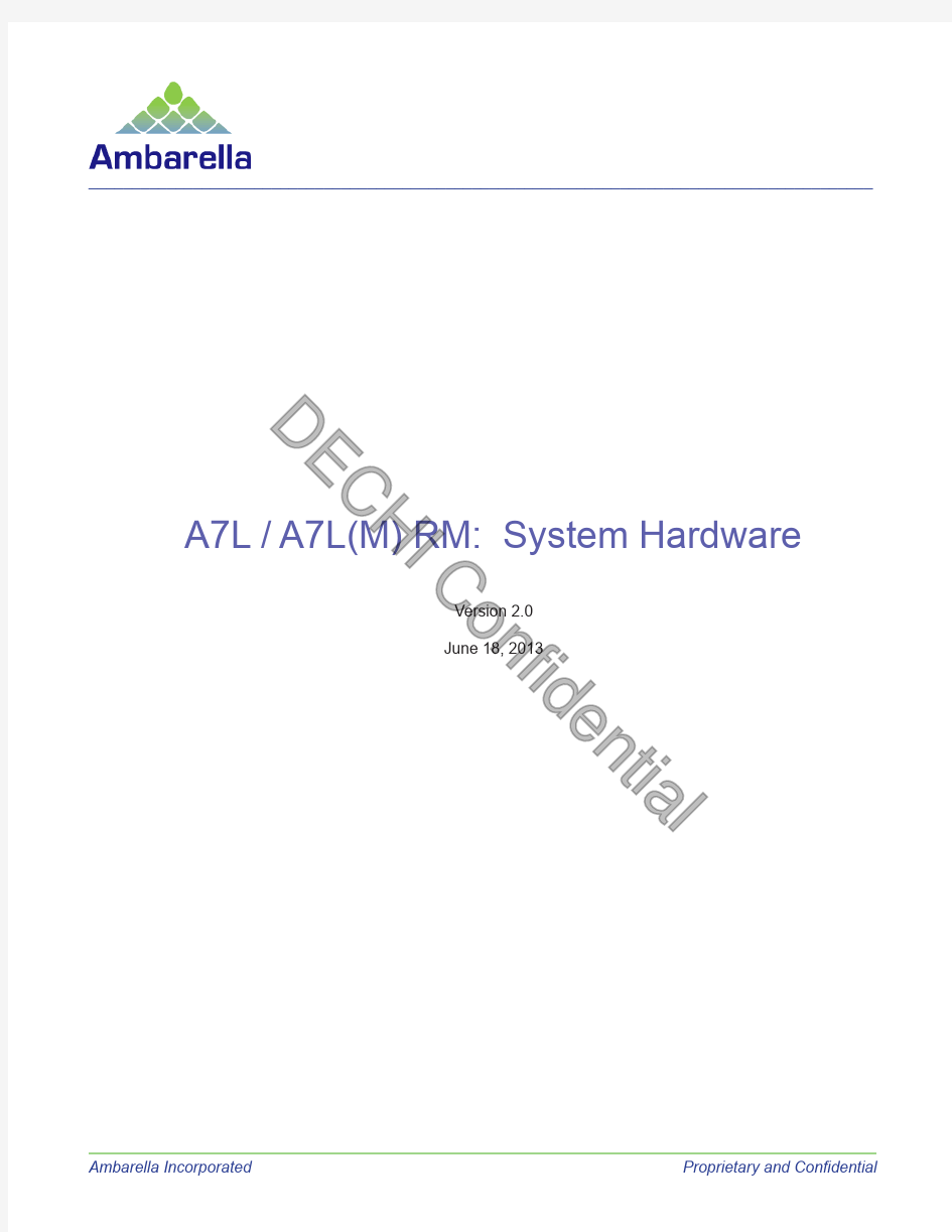 A7L-SHA-002-2.0_AMBARELLA_A7L&A7L(M)_SYSTEM_HW
