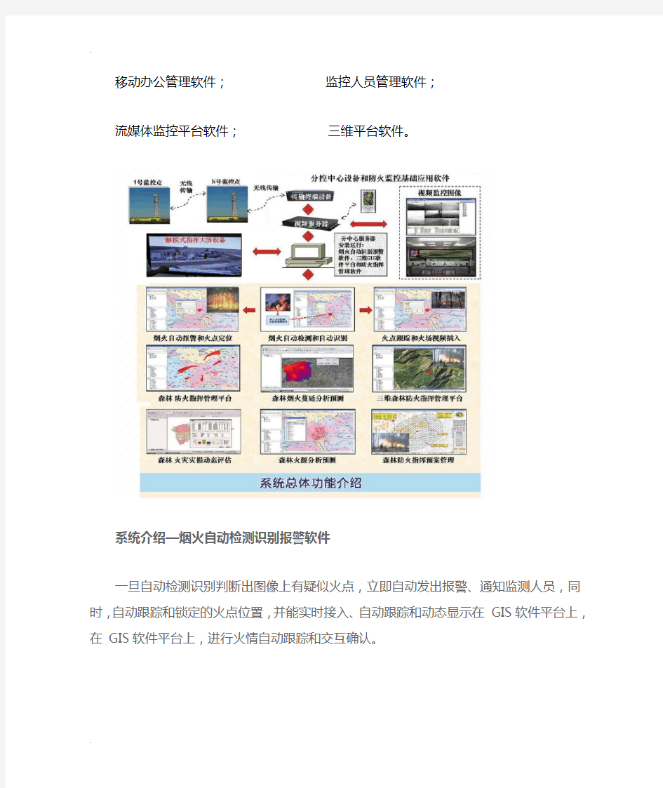 森林防火预警指挥管理系统