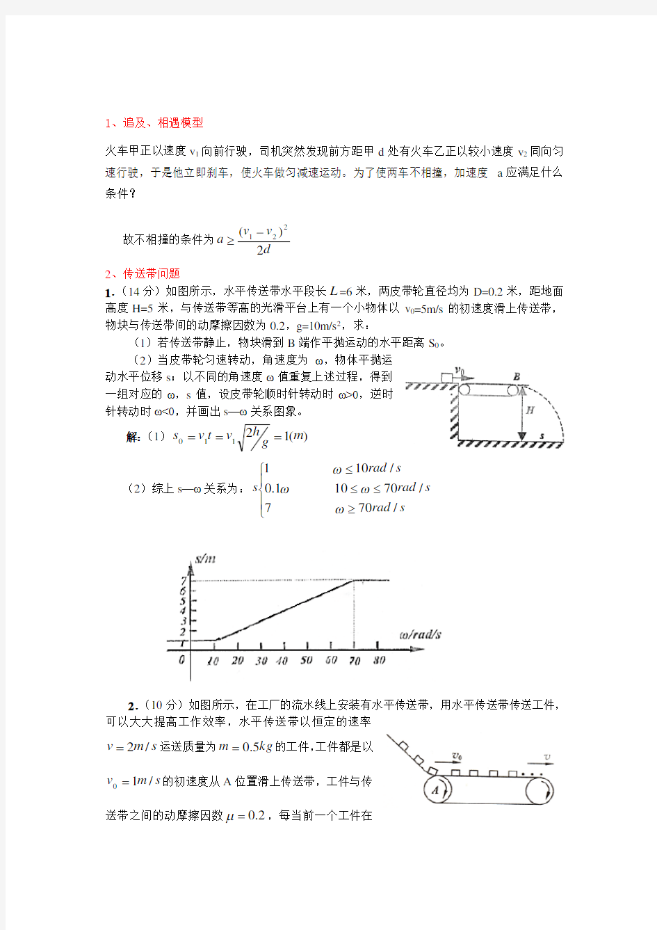 高中物理模型总结