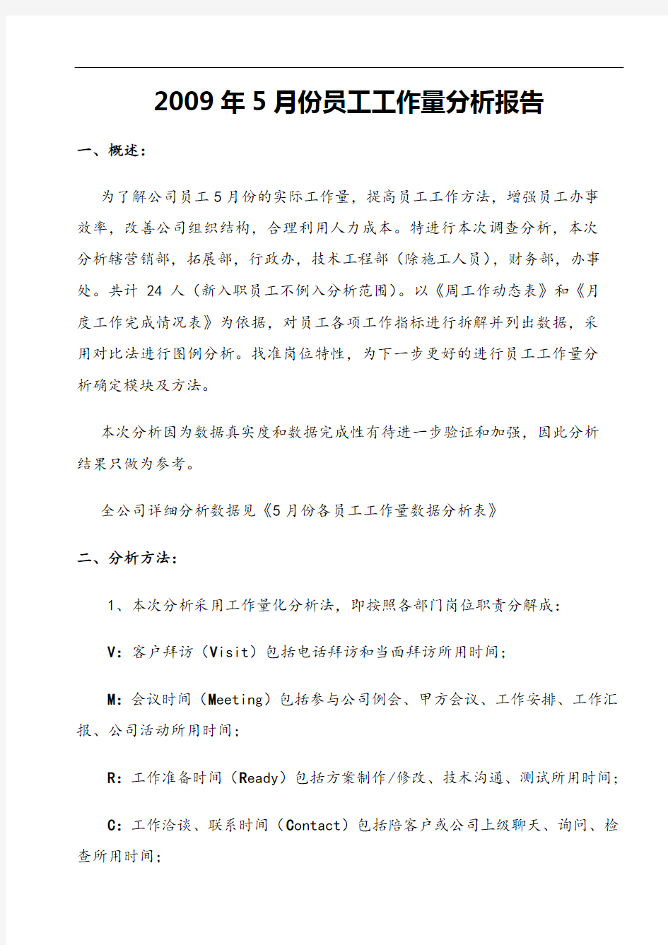 员工工作量分析报告