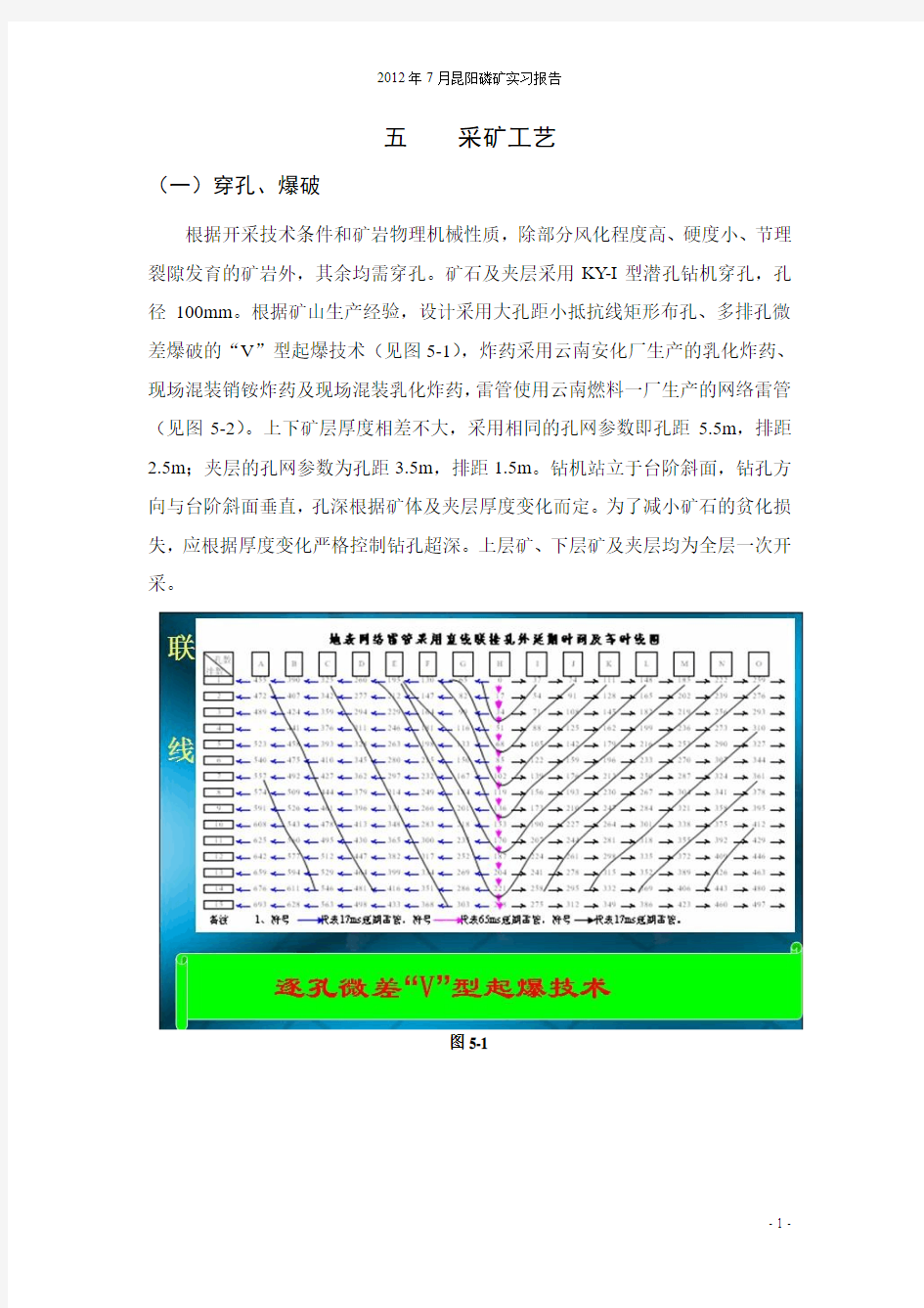 2012年7月昆阳磷矿实习报告(完整版下)