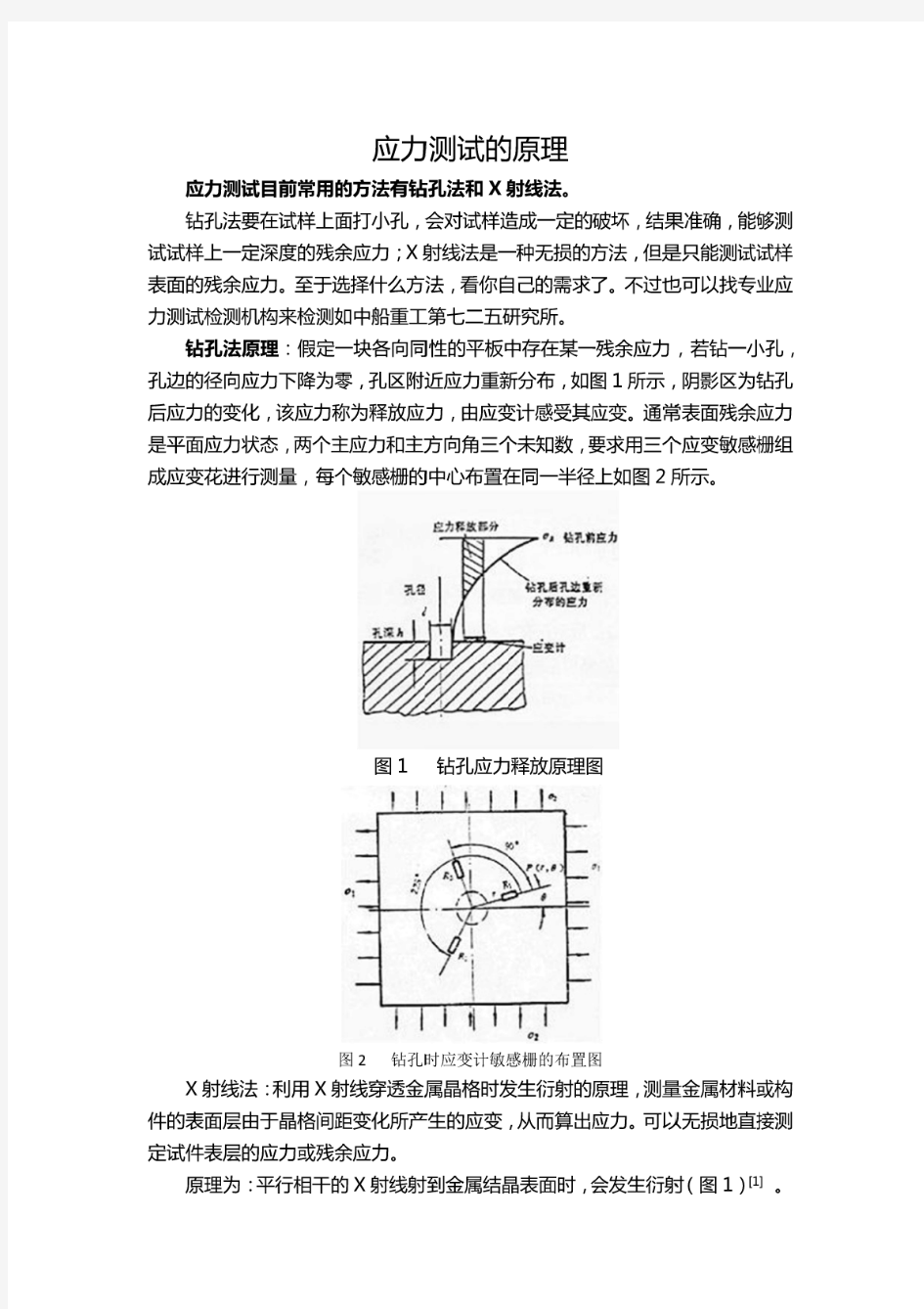 应力测试的原理