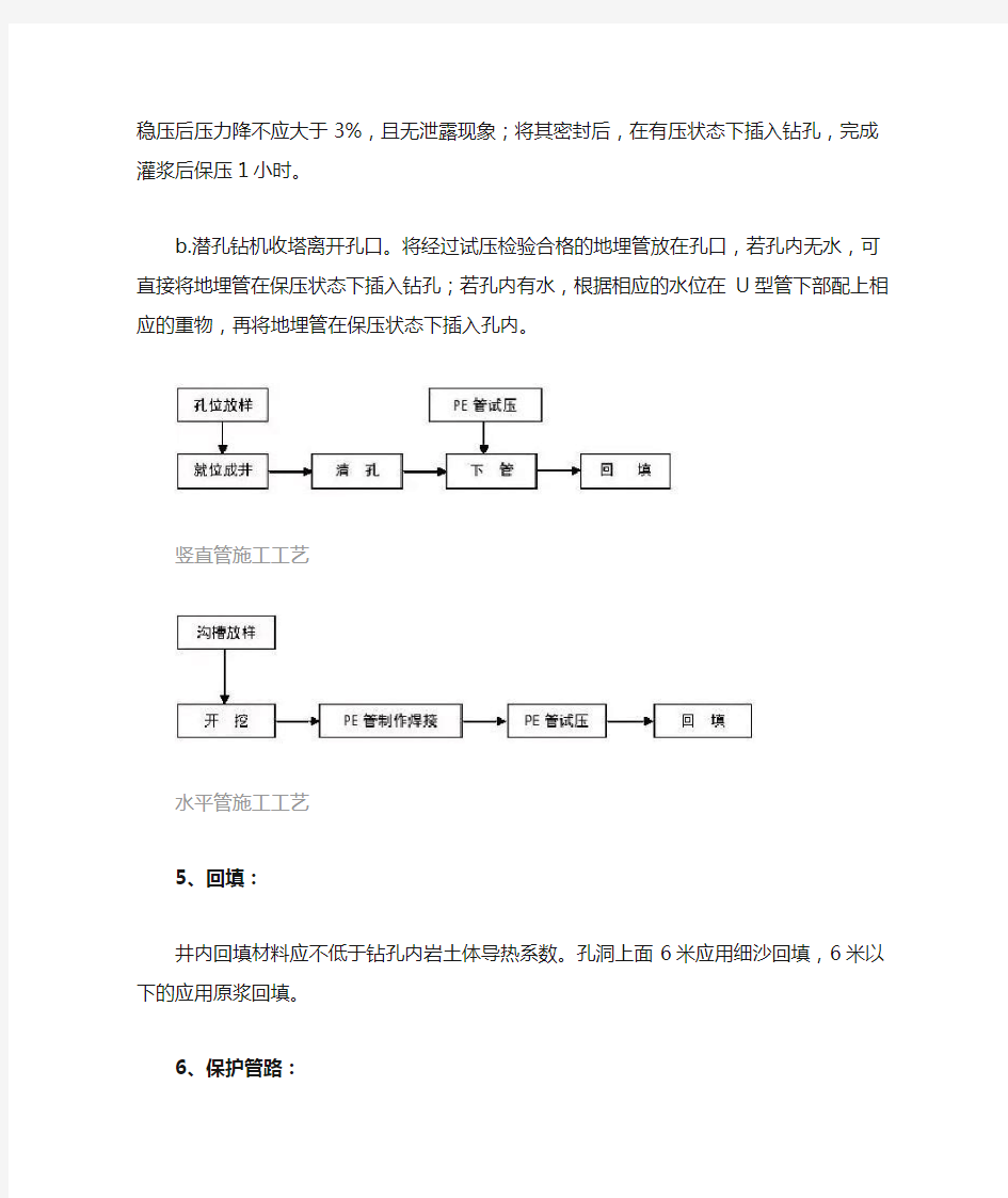 地源热泵工程施工流程和打井注意问题