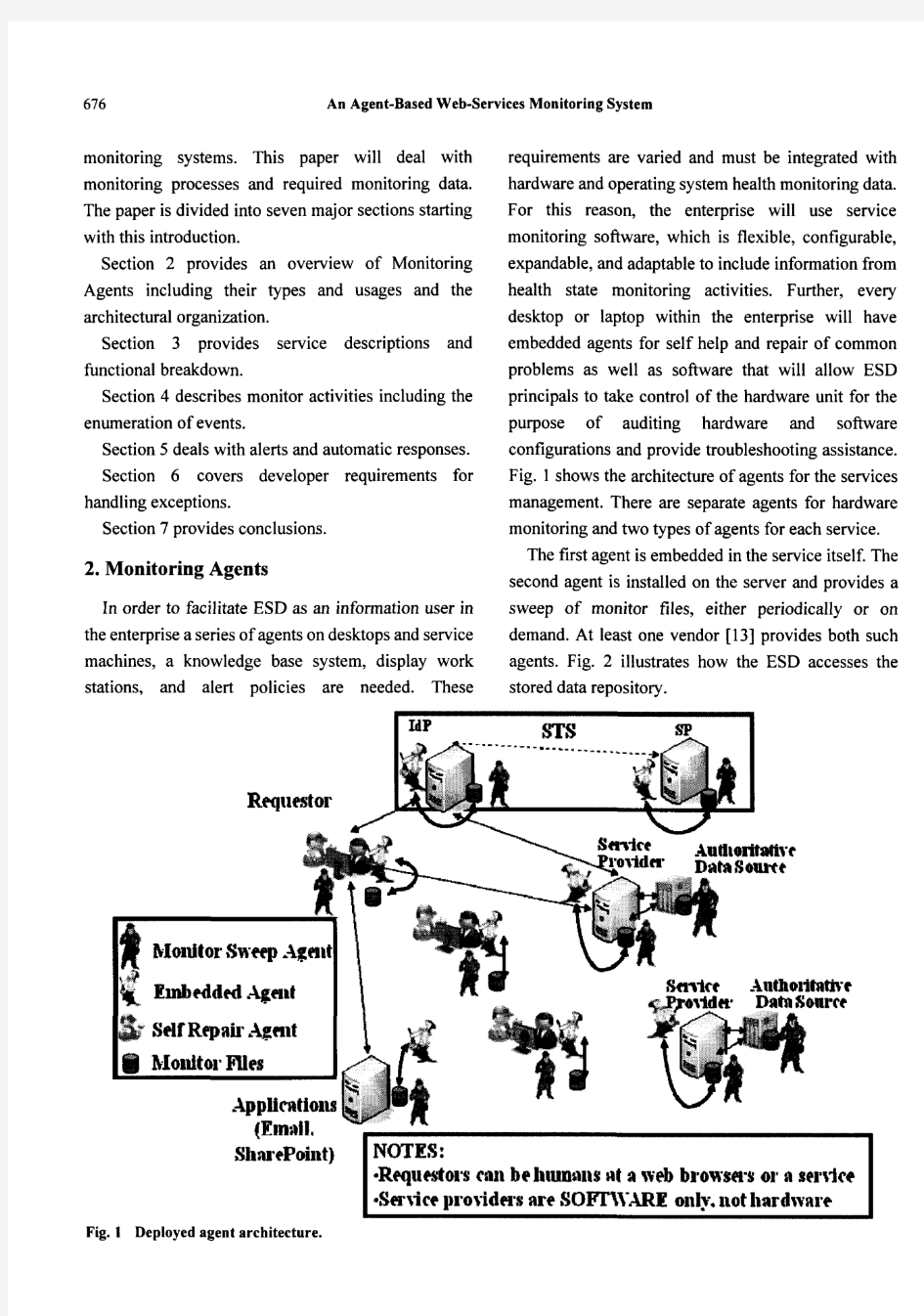 An Agent-Based Web-Services Monitoring System