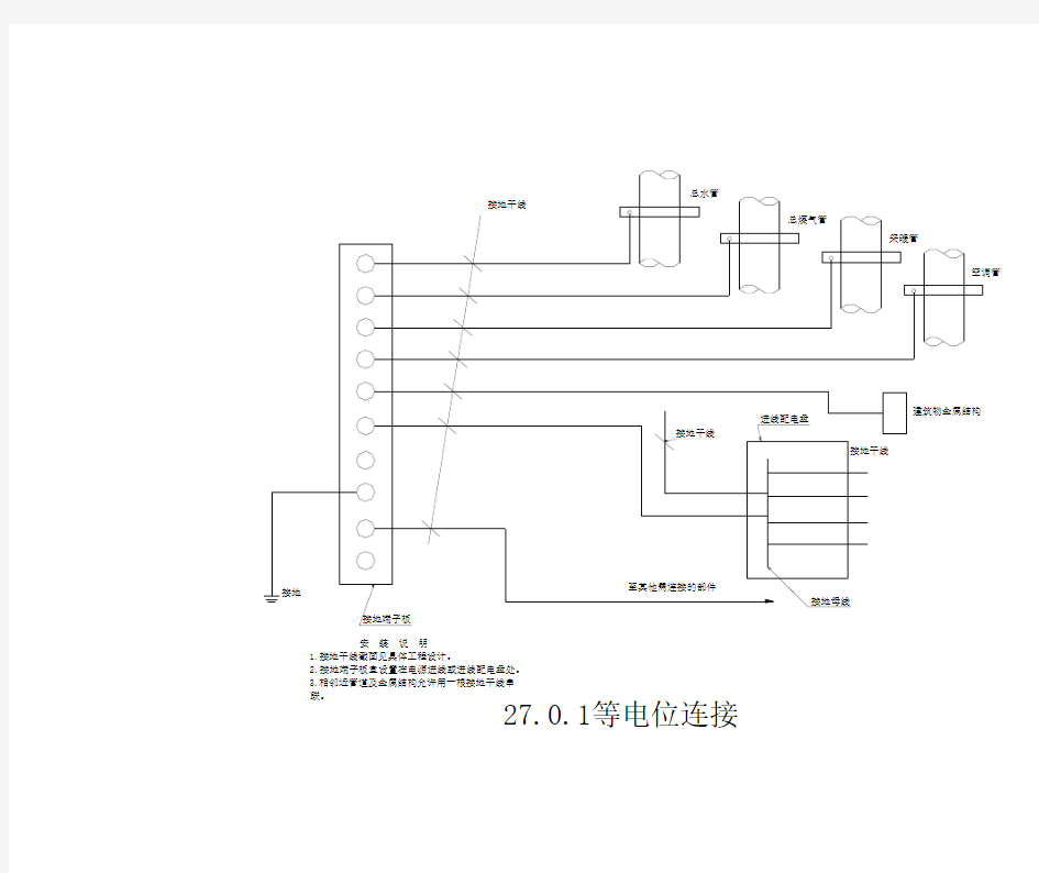 等电位连接示意图