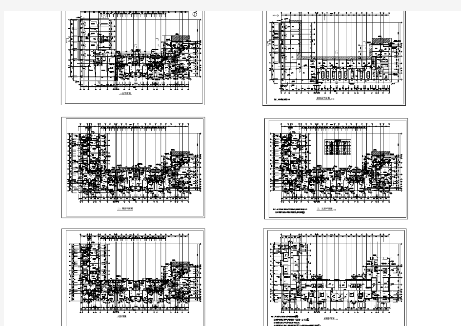 六层住宅小区户型楼建筑设计方案图