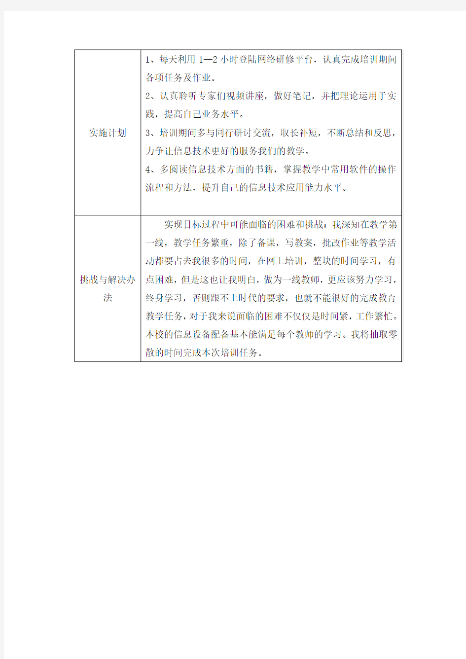 信息技术应用能力持续提升计划