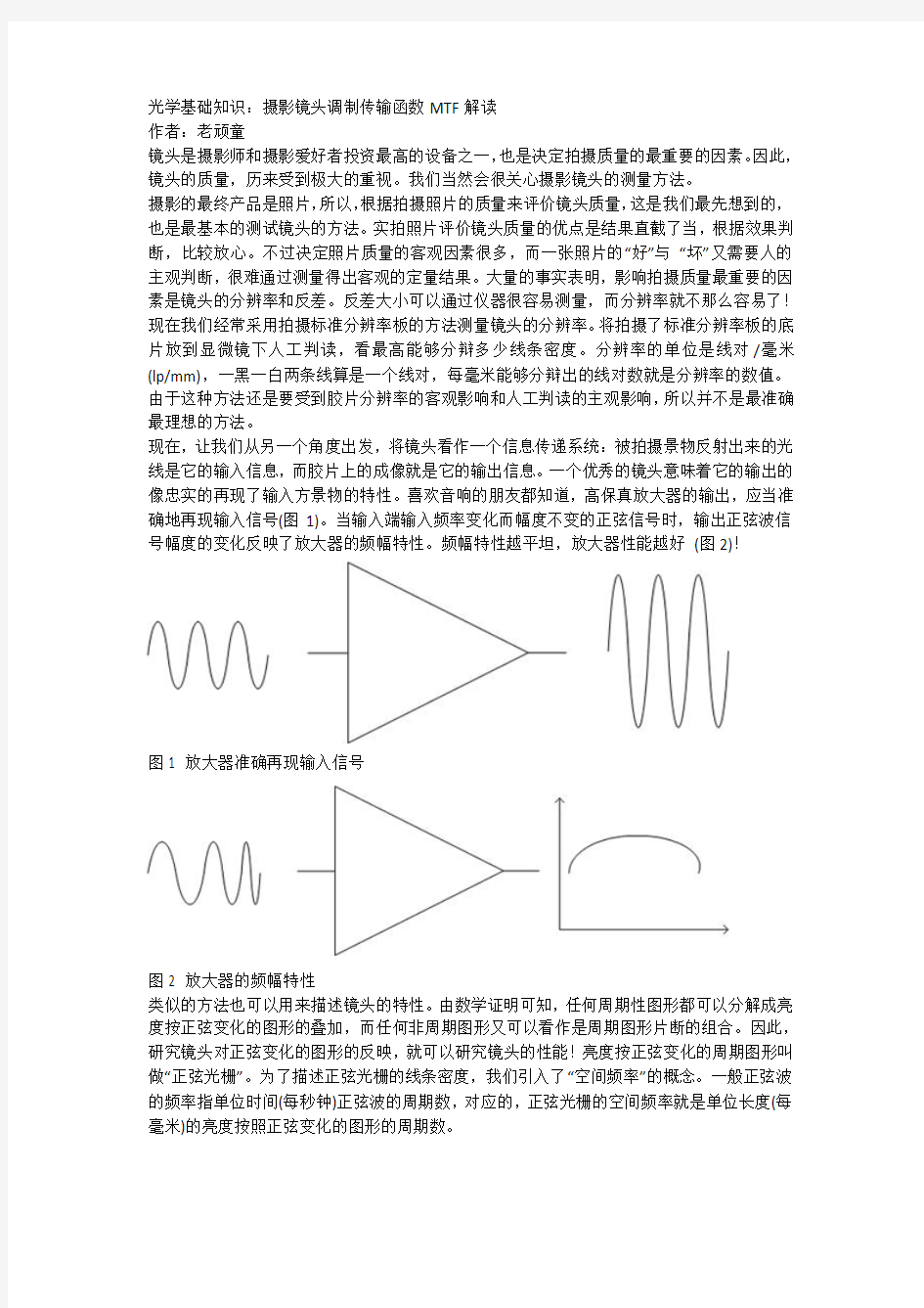 光学基础知识_-_调制传输函数MTF解读