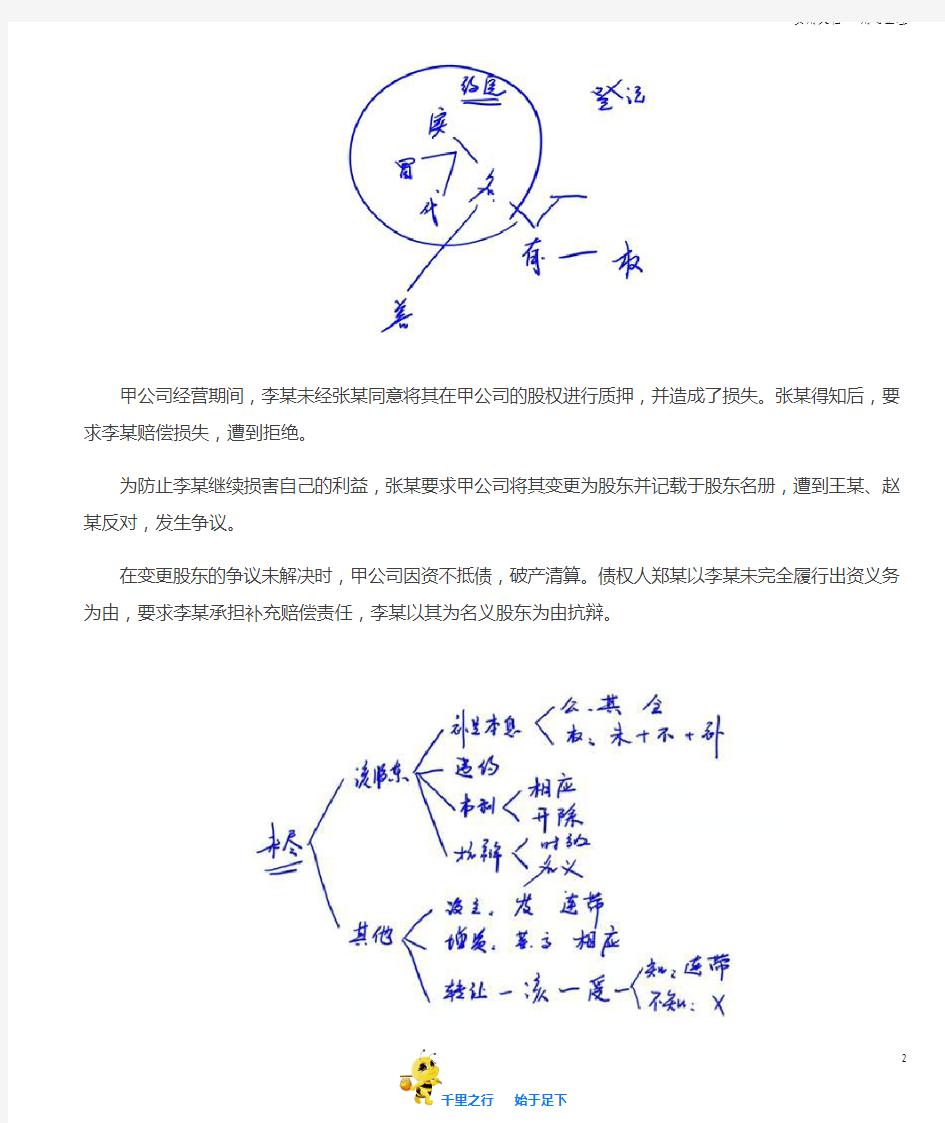 2019中级经济法专题练习卷第05讲_专题三：公司法与证券法(1)