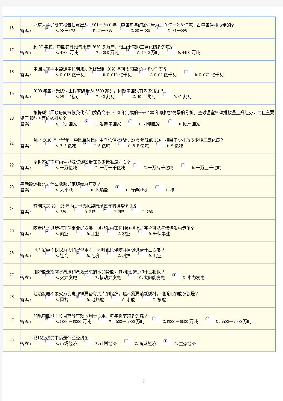 12.低碳经济考试全真试卷及答案完整版