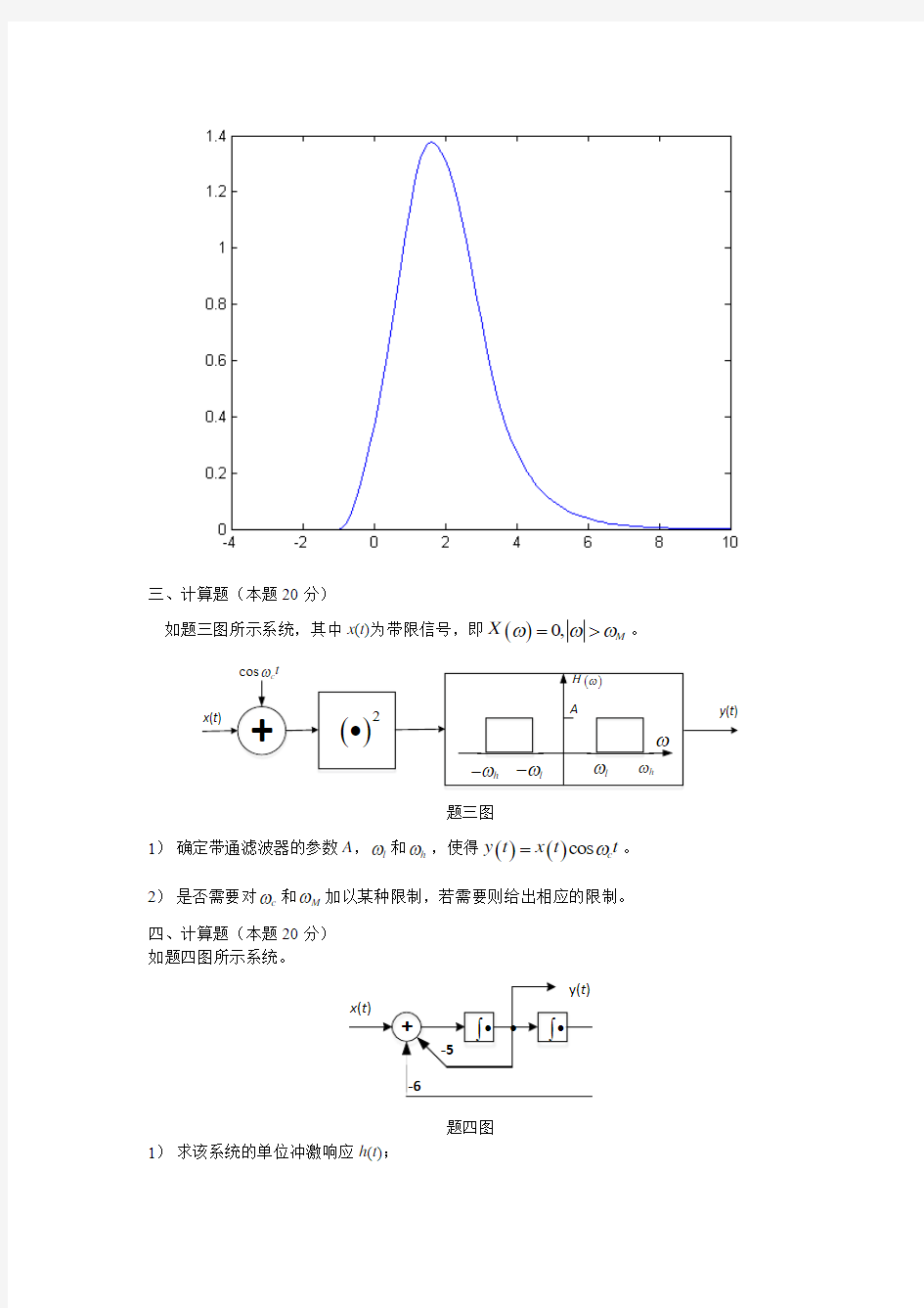 北京航空航天大学2015信号与系统试题与答案