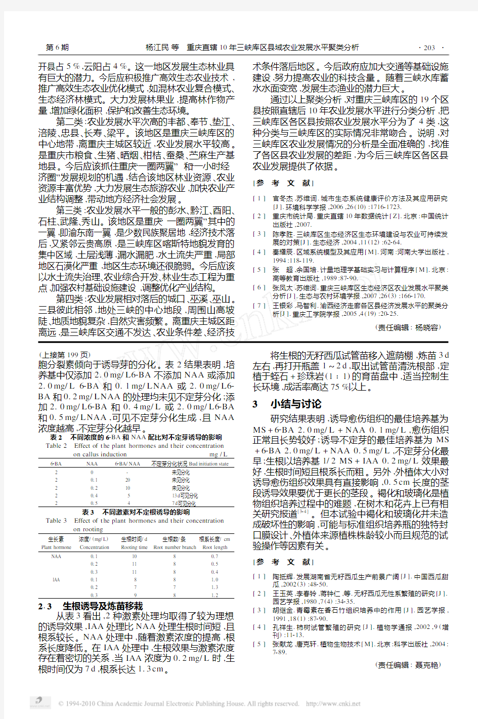 无籽西瓜的组织培养研究