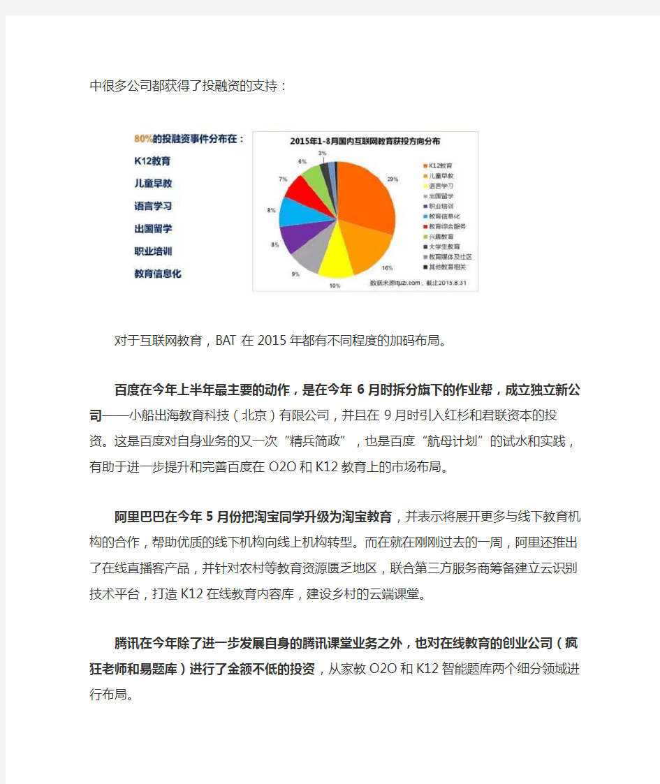 教育大数据分析领域竞品分析