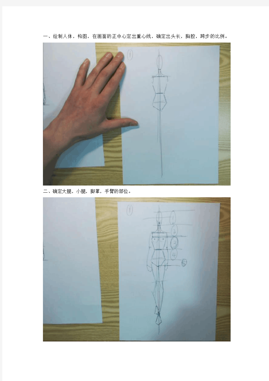 服装设计时装画手稿绘制步骤和技巧