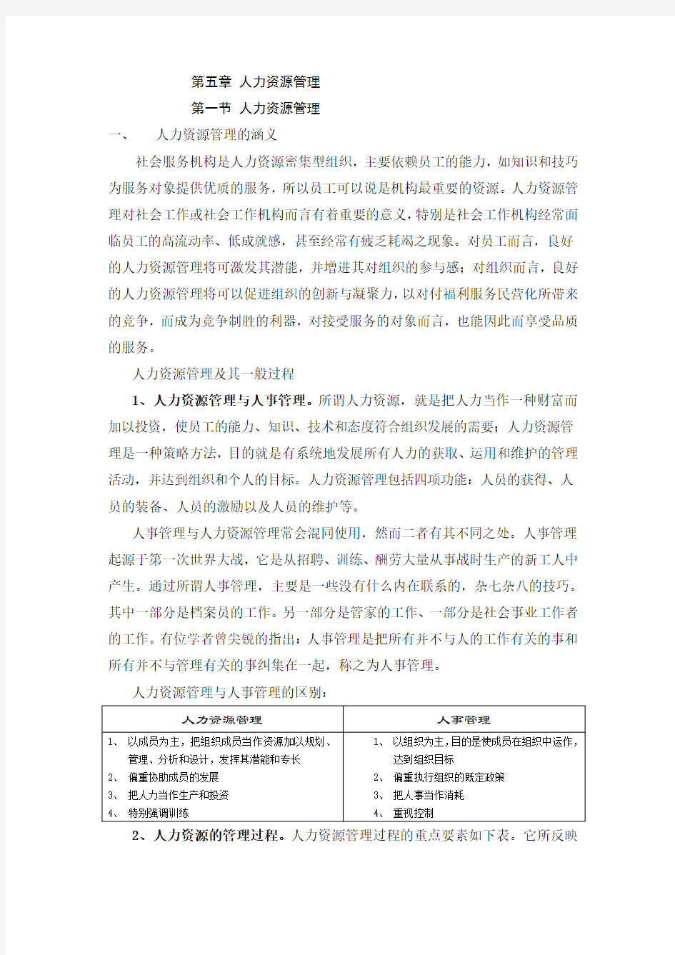 社会工作行政人力资源管理上课讲义