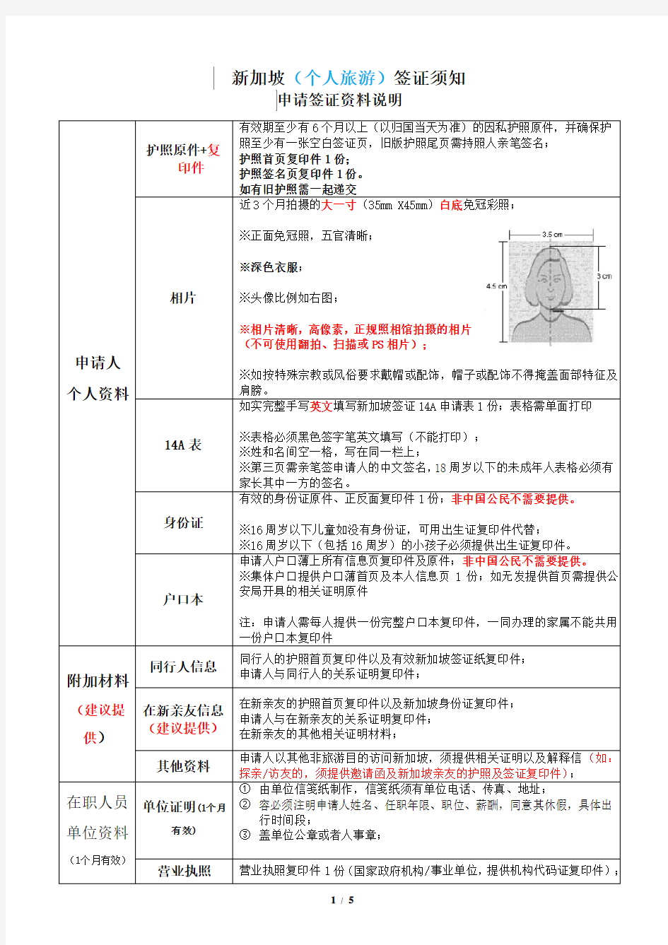 2020新加坡旅游签证须知