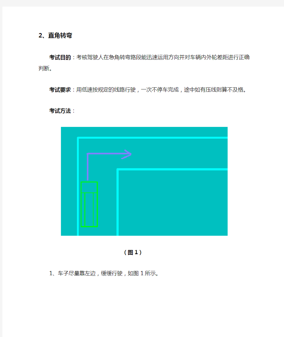 C1驾照考试科目二五项必考详解+技巧+图解