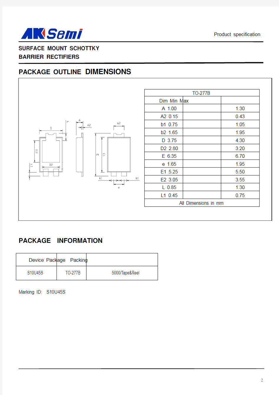 AKSemi S10U45S  Version 2.01