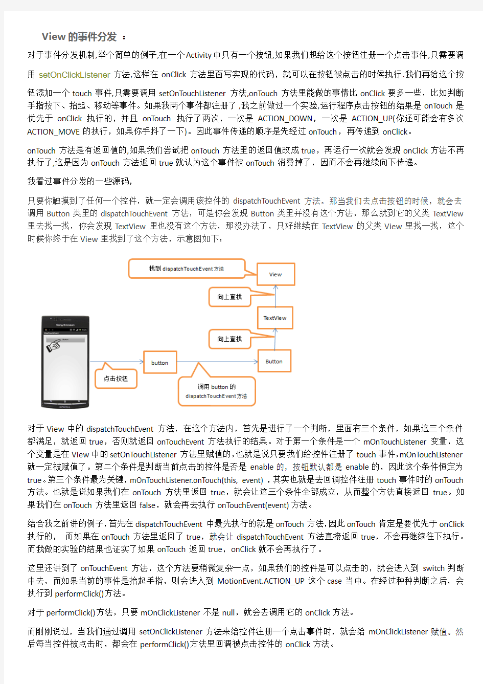 android 面试事件分发机制的回答