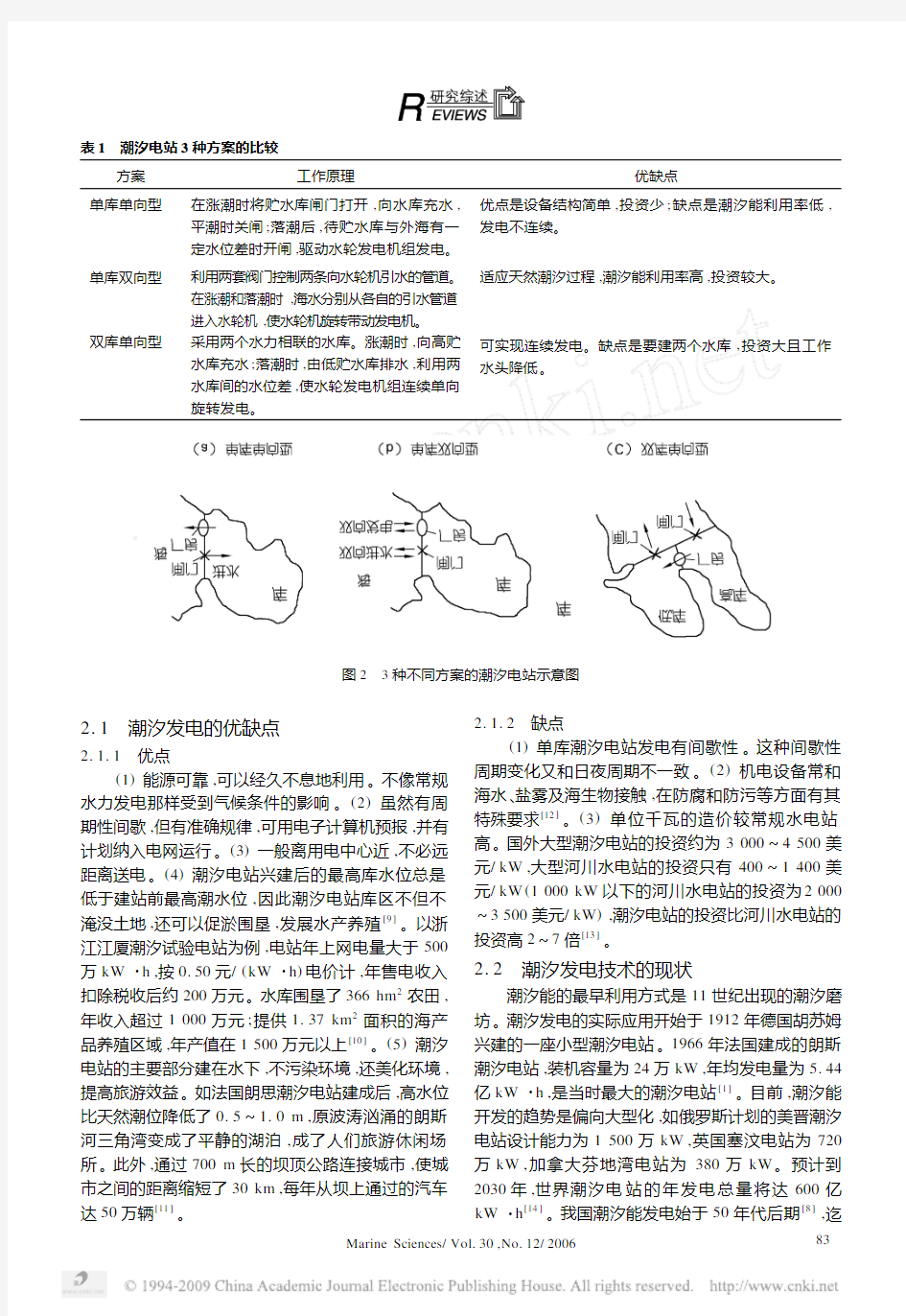 [4] 李书恒,郭伟,朱大奎. 潮汐发电技术的现状与前景[J]. 海洋科学, 2006, (12) .