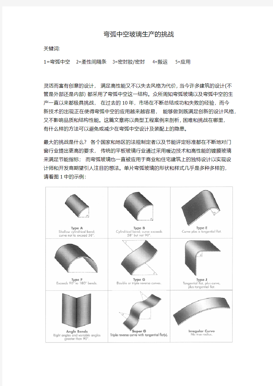 弯弧中空玻璃生产的挑战