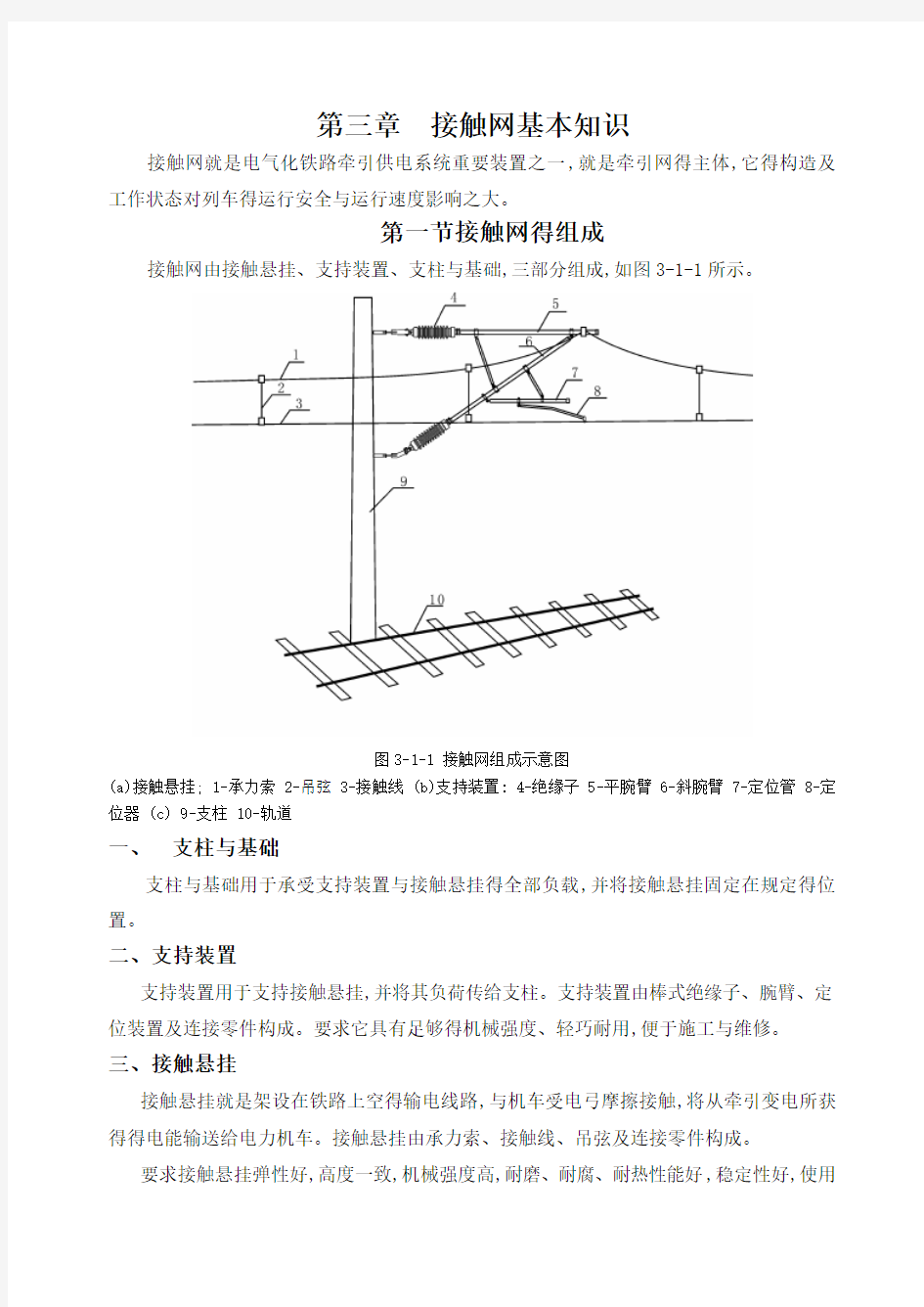 第三章接触网基本知识