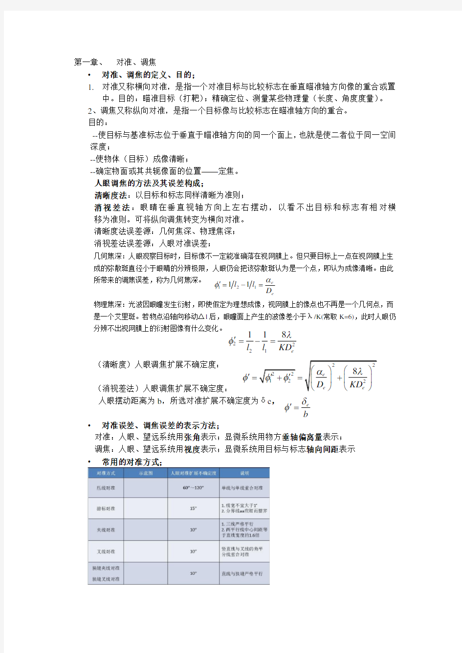 光学测量原理和技术